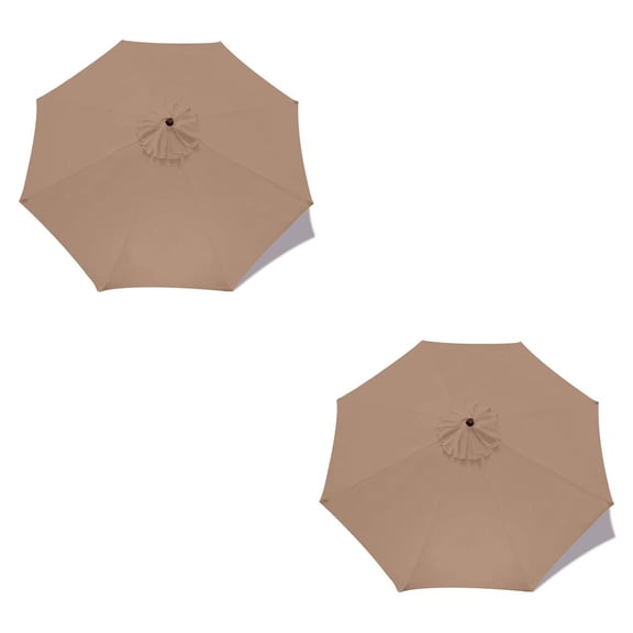 Wosthever Toldo de repuesto para sombrilla de 10 pulgadas, 8 costillas, cubierta para Patio exterior, impermeable, Type2 NO2