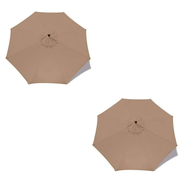 Wosthever Toldo de repuesto para sombrilla de 10 pulgadas, 8 costillas, cubierta para Patio exterior, impermeable, Type2 NO2