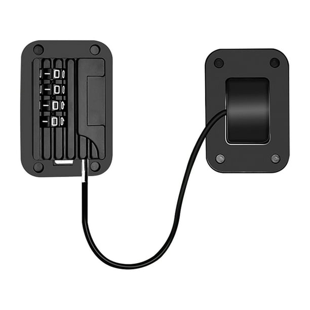 Cerradura Combinación Ruedas (Negro) Cerradura Ventana Protección Cerradura Refrigerador Cerradura Seguridad Ventana Anticaída Gran Cerradura Bloqueo Del Posicionador Limitador (Negro)