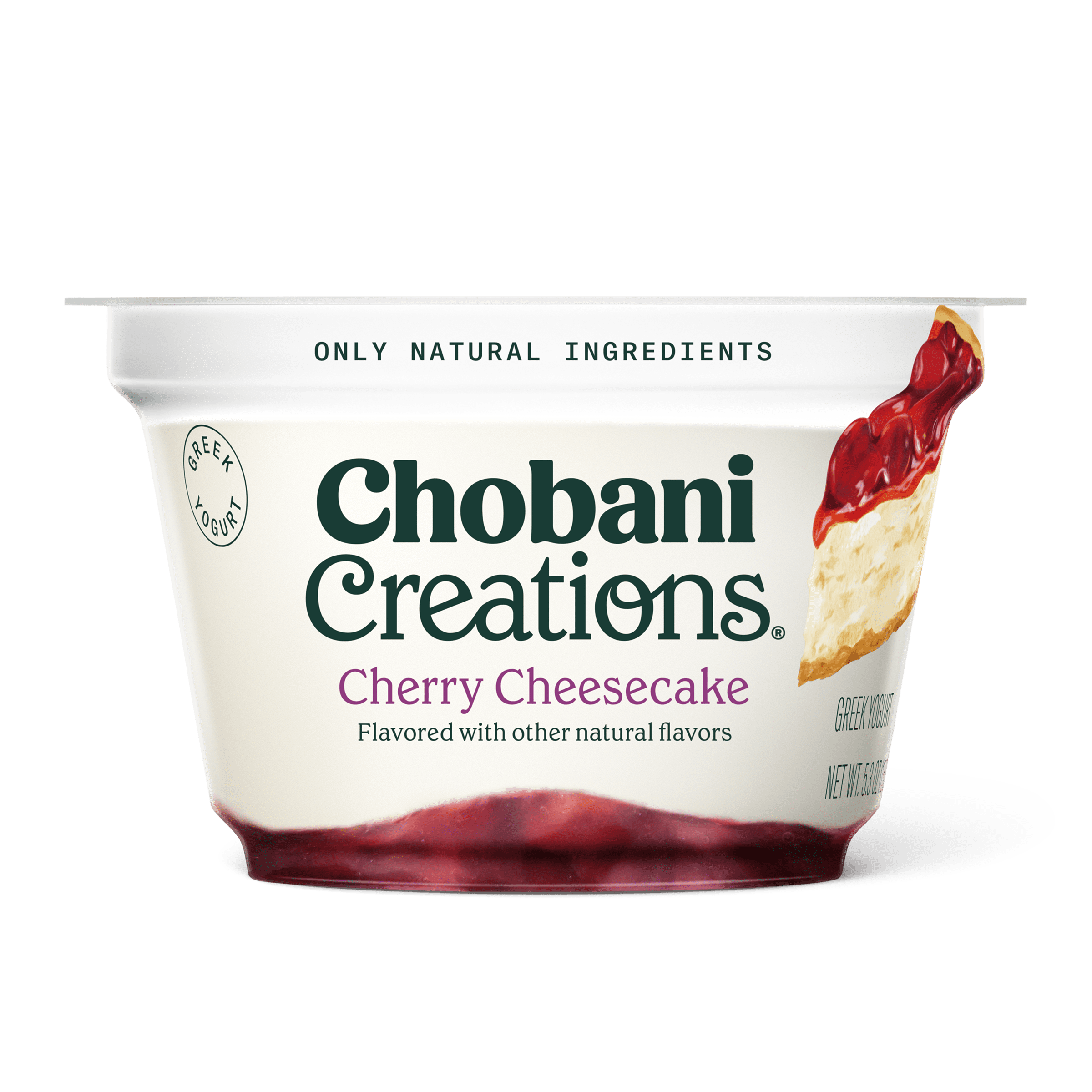 Chobani Creations Cherry Cheesecake 5.3 oz Cup