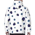 thumbnail image 5 of Hoodies for Men - Blueberry Print berries Long Sleeve Comfrt Men'S Fashion Hoodies & Sweatshirts, Sweatshirts for Men Hoodies Pullover Clothing Clothes with Pouch, 5 of 7