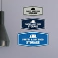 thumbnail image 4 of Signs ByLITA Fancy Pantry and Dry Food Storage Decoration Sign (Brushed Silver) - Large, 4 of 6