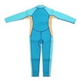 thumbnail image 3 of Traje De Neopreno Para Niños De 2,5 Mm, Diseño De Cremallera Abierta En La Espalda, Bloque De Color, Traje De Buceo Elástico En Cuatro Direcciones Para Niños Pequeños Y, 3 of 7
