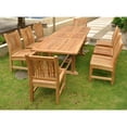 thumbnail image 2 of Teak Bahama Sahara 9-Pieces 8' Rectangular Dining Set, 2 of 2
