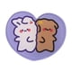 thumbnail image 2 of Broche de acrílico de dibujos animados, bonito broche con forma de corazón para niña, decoración para bolso, pequeños accesorios, insignia de joyería para estudiantes y niños, 2 of 3