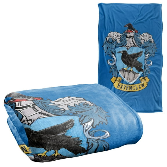 Harry Potter Ravenclaw Rough Crest Silky Touch Super Soft Throw Blanket 36" x 58"