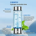 thumbnail image 3 of Hydrogen Water Bottle, 2024 New Rechargeable Portable Hydrogen Water Machine Generator, 3 Min Fast Hydrogen Water Bottle Ionizer Machine for Home Office Travel, 3 of 8