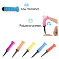 thumbnail image 2 of facefd Lot de 6 Tees de Golf en Caoutchouc Professionnels Réutilisables Support de Balles Accessoires d'Entraînement Extérieur Intérieur pour Entraîneurs Orange, 2 of 4