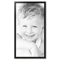 thumbnail image 2 of ArtToFrames 26" x 49" Black Engraved Edges Picture Frame, 26x49 inch Black Wood Poster Frame (WOM-4055), 2 of 8