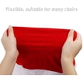 thumbnail image 4 of fundas para sillas de comedor con sombrero rojo, fundas traseras para sillas de Navidad, fundas para sillas de cocina para decoración navideña y festiva, 4 of 5