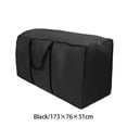 thumbnail image 3 of Naiovety Bolsas de almacenamiento Superficie impermeable Tela Oxford Estuche de transporte sólido Generoso Fácil de instalar Bolsa Árboles de Almacenamiento y organización del hogar Negro 173×76×51cm, 3 of 6