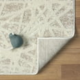 thumbnail image 6 of Luxe Weavers Beige 4x5 Geometric Abstract Lines Area Rug, 6 of 10