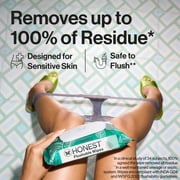 The Honest Company Flushable Wipes, Plant-Based, 126 Count, Tropical Leaves
