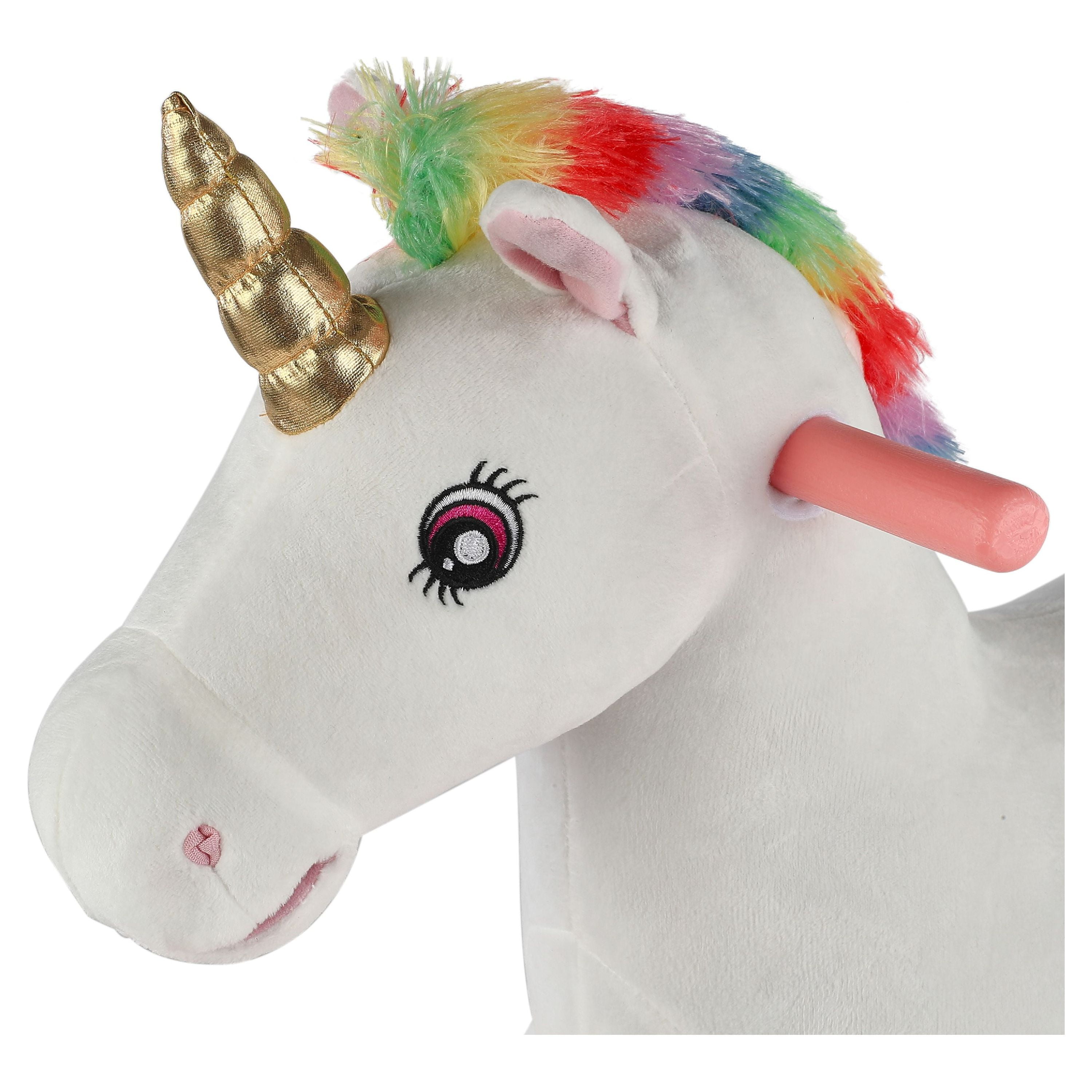 Rockin Rider Celeste 2 in 1 Unicorn Female Toddler Rocking Horse