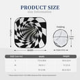 thumbnail image 3 of Kll 3d Vortex Illusion Windshield Sun Shade 2-Piece Foldable Car Front Window Sunshade For Most Sedans Suv Truck- Medium, 3 of 7