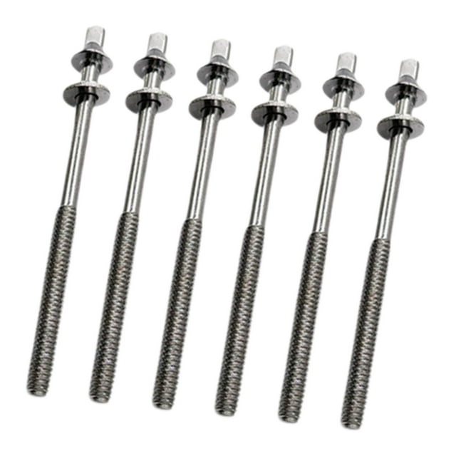 6 varillas de tensión para tambor, herrajes para tambor resistentes a la corrosión, tornillos de montaje de 5 mm. M5x90mm