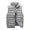 Grey, variant on Vest for Women Hemlock Unisex Casual Coat Jacket Solid Vest Zipper Pocket Loose Sleeveless Jacket Coat Vest