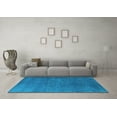 thumbnail image 3 of Ahgly Company Indoor Rectangle Persian Light Blue Bohemian Area Rugs, 6' x 9', 3 of 4