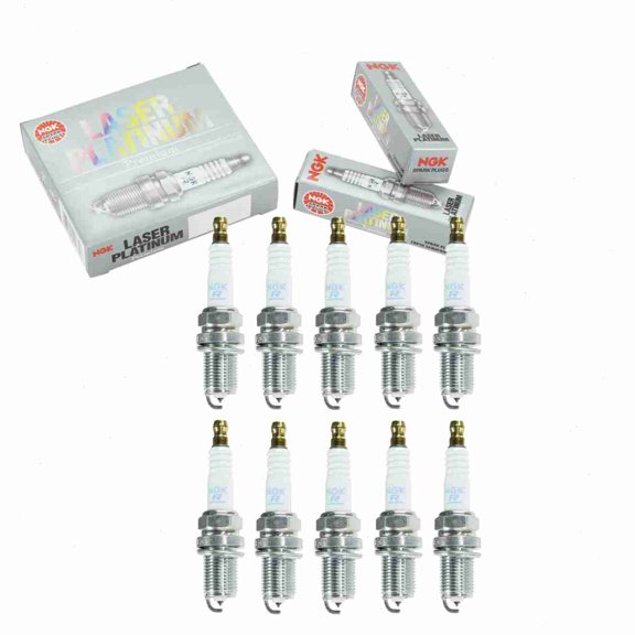 10 pc NGK 4292 Laser Platinum Spark Plugs for 4503 4701 7548 A 003 159 94 03 F8DPP332 FR8DPP33 IK16TT KC10PYPB4 PK16TT Ignition Wire Secondary Fits select: 2006-2008 KIA OPTIMA, 2006 HYUNDAI SONATA