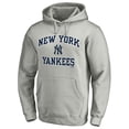 thumbnail image 2 of Men's Heather Gray New York Yankees Heart & Soul Pullover Hoodie, 2 of 3
