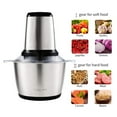 thumbnail image 2 of 2L Mincer Electric Multi Chopper with 2 Speed Levels Household Silent Automatic Meat Grinder for Meat Onions Fruit Vegetables, 2 of 7