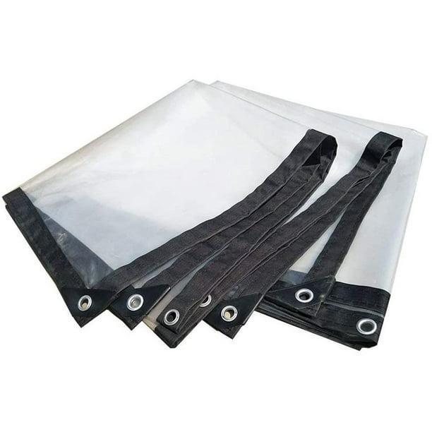 lona impermeable con ojales, lona protectora, lona de tela transparente, lona de madera, plegable, techo vegetal, protección contra la lluvia, lona Xemadio MZQ-0661-2