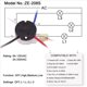 thumbnail image 5 of 5X Kit Interruptor Ventilador Techo, 3 Velocidades, 4 Cables, Interruptor Control Velocidad con Cremallera,Interruptor Cable Tracción ZE-208S con Cuerda Dorada, 5 of 6