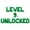 Green, variant on Letter Balloons - LEVEL 9 UNLOCKED 16" Inch Alphabet Letters Foil Mylar Balloon 9th Birthday Party Banner (Gold)