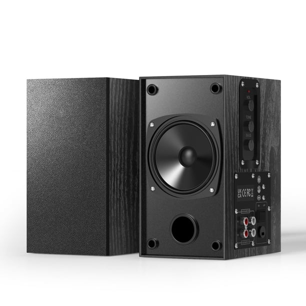 Altavoces de Estantería Elimavi con Amplificador, 30W, Woofer de 4" Montados en la Pared