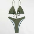 thumbnail image 7 of Lopeceal Women's String Bikini Set Tie Front Two Piece Swimsuit Cheeky Side Tie Bathing Suits, 7 of 7