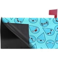 thumbnail image 3 of Coolnut Mailbox Cover Water Drops On Blue Post Mail Box Cover Magnetic Mail Wraps Cover Oversize 25.4" L x 20.78" W, 3 of 5