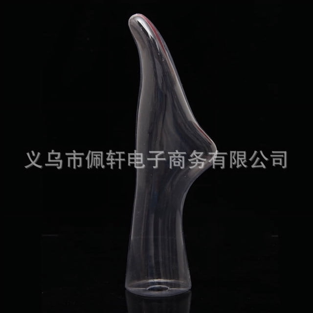 Miangastore Clear Toe Up Foot Mannequin Model For Socks Display Practical Model For Stockings Anklets And Shoes Inverted Foot Stand