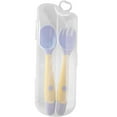 thumbnail image 1 of Coofit Kids Spoon Fork Set: Bendable Toddler Self Feeding Utensil Children Tableware, 1 of 10