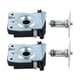 thumbnail image 2 of 4 PCS Lower & Upper Left & Right Catch Latch Hood Lock for E46 E39 E52 E53 51238229807 51238203859, 2 of 5