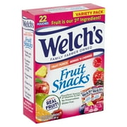 Welch's Variety Pack Fruit Punch/Berries 'n Cherries Fruit Snacks 22 ea