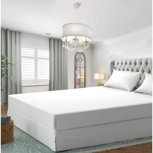 Extra Soft Bamboo Rayon Fitted Sheet, Deep Pocket 15", Moisture Wicking