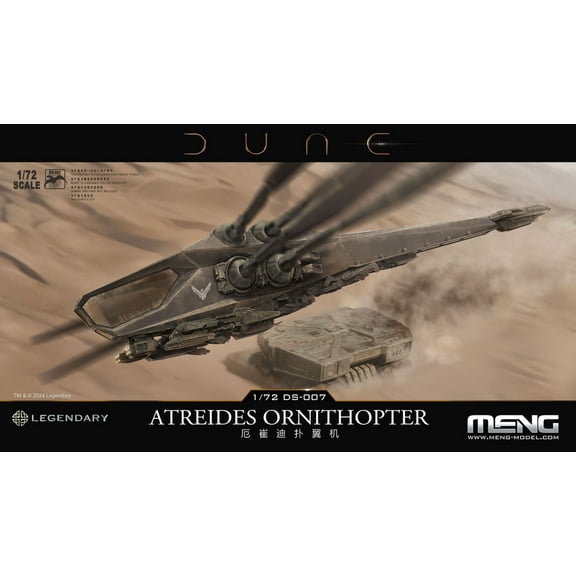 DUNE - Atreides Ornithopter 1/72 MODEL KIT (MENG-007)