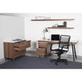 thumbnail image 2 of 43" All Black Round Bungee Cord High Back Office Chair, 2 of 6