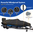 thumbnail image 3 of Funda impermeable YiMsting 1200D para botes de lubina de 14 a 16 pies, 3 of 6