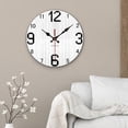thumbnail image 6 of Wood Wall Clock 12inch Decorative Clocks for Bedroom Living Room, 6 of 7