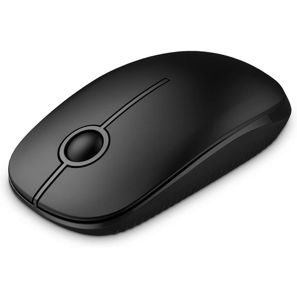 Jelly Comb 2.4G Slim Wireless Mouse with Nano Receiver, Less Noise