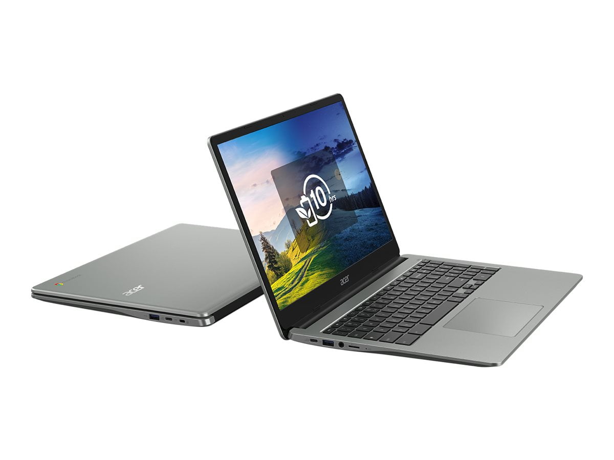 Notebook Acer Chromebook 315 CB315-4H-C7A1 Intel Celeron N4500 Tela Full Hd 15 6 4gb De Ram 64gb Emmc Pure Prata Ingles