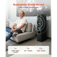 thumbnail image 2 of KFFKFF Floorstanding Speaker, 3-Way Tower Speaker with Dual Tweeters (0.75 in & 1 in), Two 5.25 in Woofers, 145W Peak Power, 70Hz–20kHz Frequency Range, MDF Cabinet, Ideal for Home Audio, Single Unit, 2 of 9