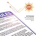 thumbnail image 6 of Utah Pool Rules Sign, Complies With State Of Utah Pool Safety Code, 18x24 Corrugated Plastic, 6 of 7