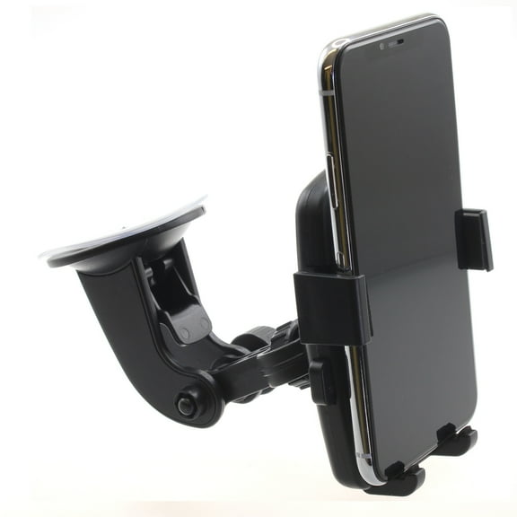 Windshield Car Mount for Motorola One 5G - Holder Glass Cradle Swivel Dock Suction L2M Compatible With Motorola One 5G