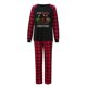 thumbnail image 1 of Pijamas a juego de Navidad para mujer, conjunto de pijamas verdes, Feliz Navidad, flocado, 1 of 4