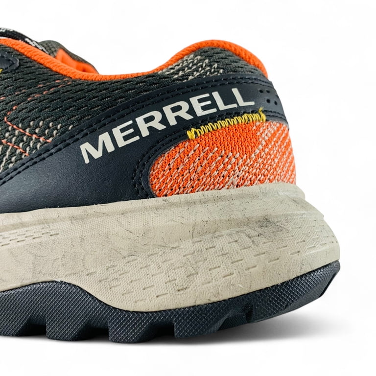 Merrell Men 10 Fly Strike Black/Orange Luggy Comfort Trail Runner‎ Shoes J067377 Merrell Fly Strike Black Tangerine Men main image 4