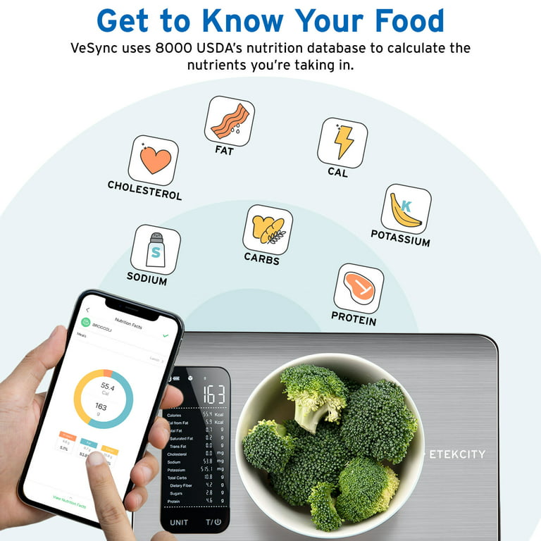 Etekcity Smart Food Nutrition Scale: The Best Way To Keep Track Of Your  Diet! 