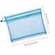 thumbnail image 3 of Funda de malla de doble capa, bolsa de papelería con cremallera, ventana transparente, portabolígrafos con compartimentos, 20,5 x 13 x 1 cm para estudiantes, oficina, material escolar, 3 of 4