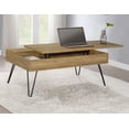 thumbnail image 2 of Fanning Engineered Wood Lift Top Coffee Table Golden Oak, 2 of 4